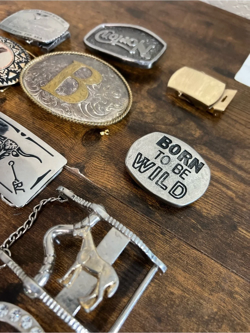 Mixed Men’s Money Clips and Buckle Accents - Gold & Silver Tones